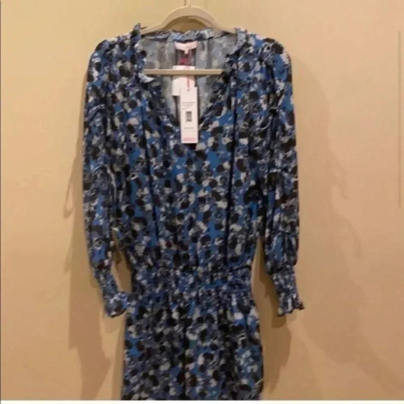 Parker Smocked Drop waist mini dress - Picture 2 of 7